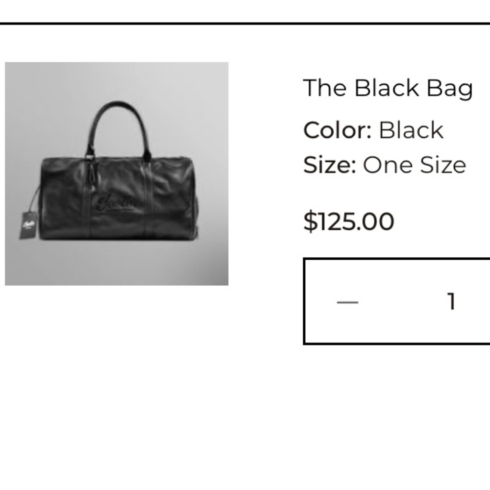 Jeeter The Black Bag
